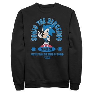 Mens Sonic the Hedgehog Faster Than the Speed of Sound Sweatshirt - 1 of 4