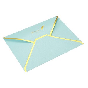 Unique Bargains Wedding Birthday Luxury Style V Flap Invitation Envelopes 7 x 5'' 20 Pcs - 1 of 4