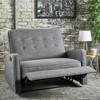 47" Wide Fabric Manual Recliner with Spacious Cushioned Seat - 4 of 4