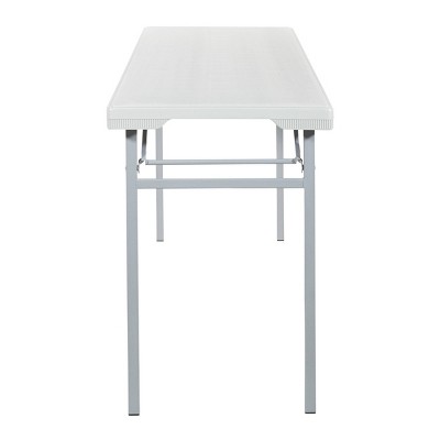 Light Gray Resin Multi Purpose Folding Training Table