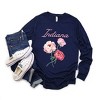 Simply Sage Market Women's Indiana Flower Colorful Long Sleeve Graphic Tee - image 3 of 3