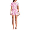 Lands' End Women's Knit Pajama Short Set Short Sleeve T-Shirt and Shorts - 2 of 3