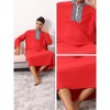 Lars Amadeus Men's Long Sleeves Zipper Color Block Sleepwear - 3 of 4