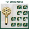 Cobbe Single Handle Wall Mount Bathroom Shower Set with 10 Settings Handheld Shower and Tub Spout  Brushed Gold with Valve and 59-Inch Hose - 3 of 4