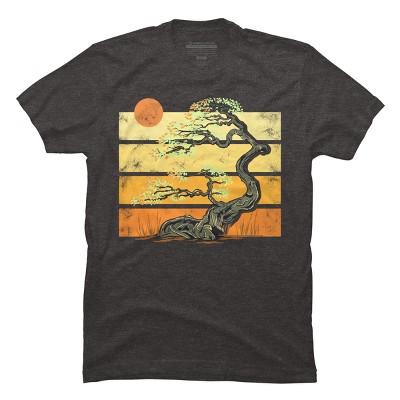 Men's Design By Humans Summer Tree 2 By pilipsjanuarius T-Shirt
