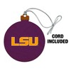 Louisiana State University Primary Logo Wood Christmas Tree Holiday Ornament - 2 of 4