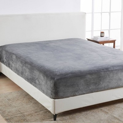 Isla Jade Velvet Plush Solid Fitted Sheet