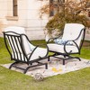 2pk Outdoor Rocking Chairs with Cushions - Lokatse - 2 of 4