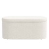 Skyline Furniture Flynn Upholstered Storage Bench Milano Snow: Elegant Ottoman, Bed End Seating - image 3 of 4