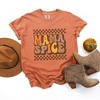 Simply Sage Market Women's Mama Spice Checkered Short Sleeve Garment Dyed Tee - 3 of 4