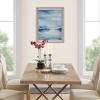 Sparkling Sea Framed Glass and Single Matted Abstract Landscape Coastal Wall Art Blue - Madison Park: Nautical Decor, Polystyrene Frame - 2 of 4