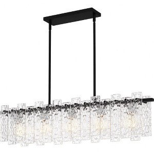 Quoizel Lighting Caspian 5 - Light Chandelier in  Matte Black - 1 of 4