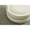 Velvet 360° Swivel Barrel Chair with Padded Seat and Stainless Steel Base for Living Room - 2 of 4