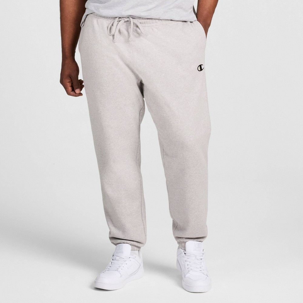 Champion Adult Sizing Iconic Sweatpants - Light Gray Heather 4XL