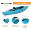 Lifetime Payette 98 Sit-In Kayak - Glacier Blue - 90692 - 4 of 4