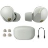 Sony Noise Canceling Truly Wireless Earbuds, Silver + Accessories + Warranty Bundle - 2 of 4