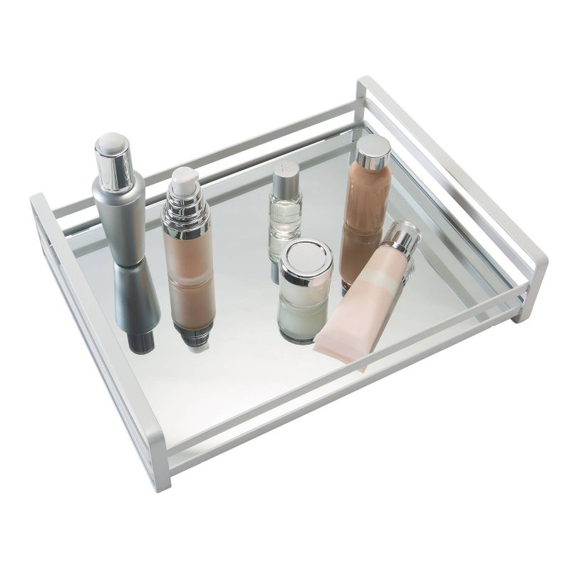 Flat Wire Large Vanity Tray White - Home Details, 5 of 9