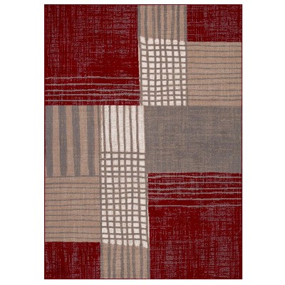 Luxe Weavers Modern Farmhouse Plaid Area Rug