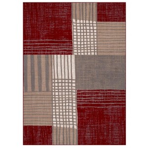 Luxe Weavers Modern Farmhouse Plaid Area Rug - 1 of 4