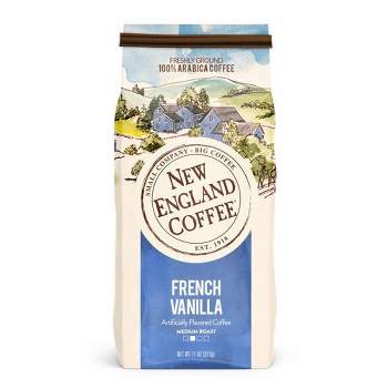 New England French Vanilla Medium Roast Coffee Ground Coffee - 11oz