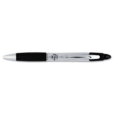 Zebra Pen Corp. Styluspen Telescopic Ballpoint Pen/stylus Black Ink  Blue/gray Barrel 33602 : Target