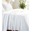 HomeRoots King White Cotton Waffle Weave Honeycomb Blanket - 2 of 4