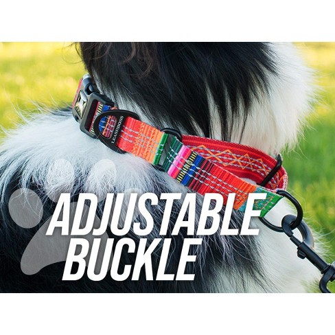 Adjustable Reflective Fabric Martingale Dog Collar - Leashboss