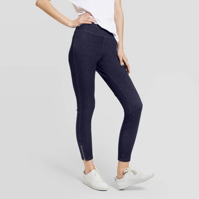 hue dark denim leggings