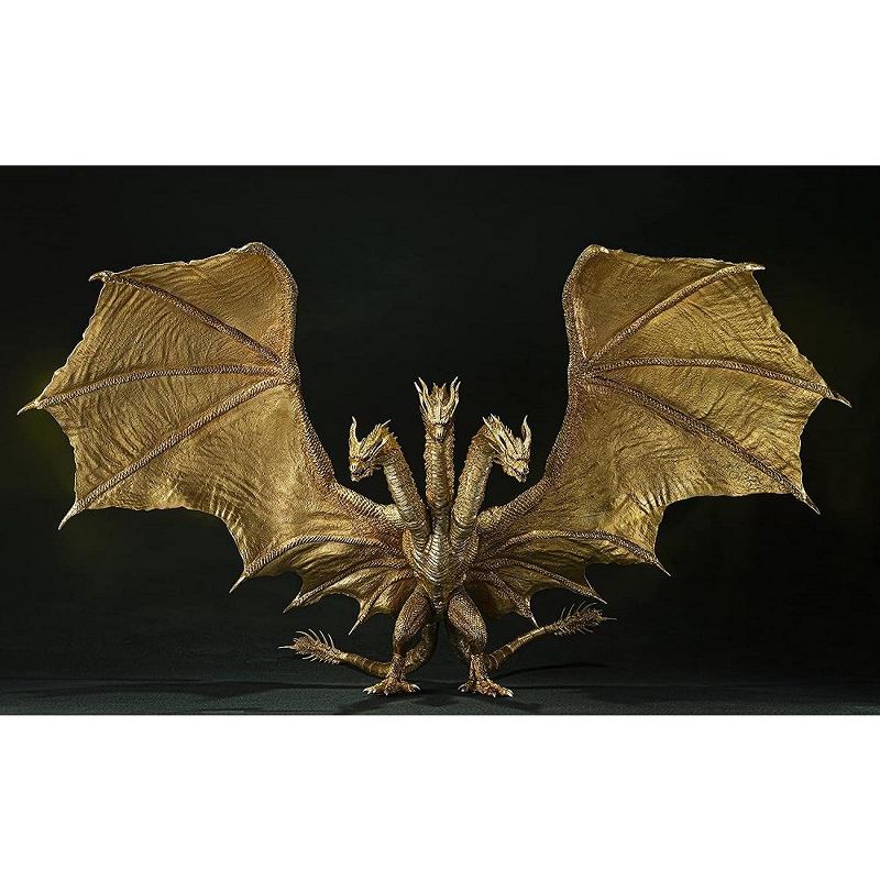 Bandai Spirts Godzilla: King of the Monsters S.H.MonsterArts King Ghidorah (Special Color Version) Action Figure, 1 of 4