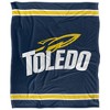 University Of Toledo Primary Logo Stripes Silky 50x60 Blanket, 1 Sided - 2 of 4