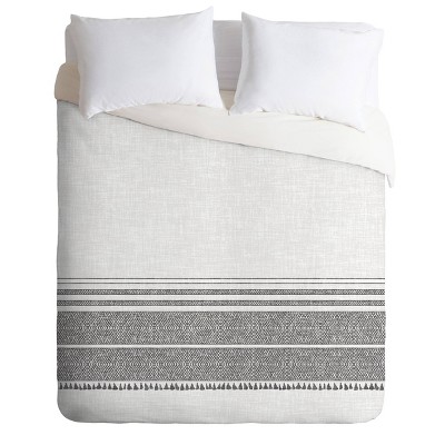 Holli Zollinger French Charcoal Tassel Comforter Set - Deny Designs