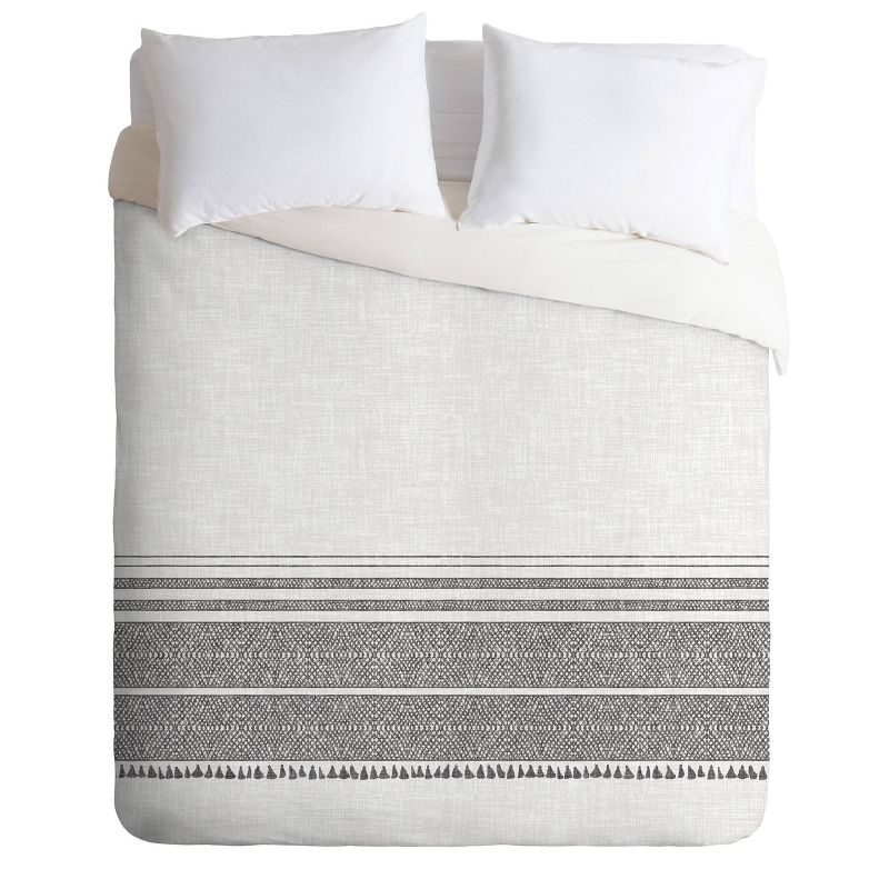 Holli Zollinger French Charcoal Tassel Comforter Set - Deny Designs, 1 of 8