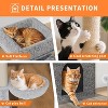 Cat Tree with Litter Box Enclosure Large, Multilevel Cat Play House with Large Condo, Spacious Hammock, Cozy Top Perch,Scratching Post - 4 of 4