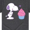 Boys' - Peanuts - Snoopy Heart Cupcake Short Sleeve Graphic T-Shirt - 2 of 4