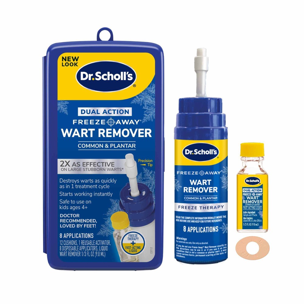 UPC 311017405307 product image for Dr. Scholl's Dual Action Freeze Away Wart Remover - 8 Treatments | upcitemdb.com