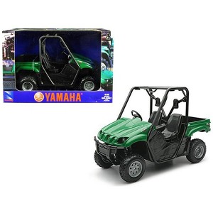 2008 Yamaha Rhino 700 F1 4x4 Off Road ATV Green 1/12 Diecast Model by New Ray - 1 of 3