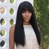 Jessie's Wig Long Straigth Wig Black Heat Resistant Synthetic Hair Wigs For Women 24 Inch - 2 of 4