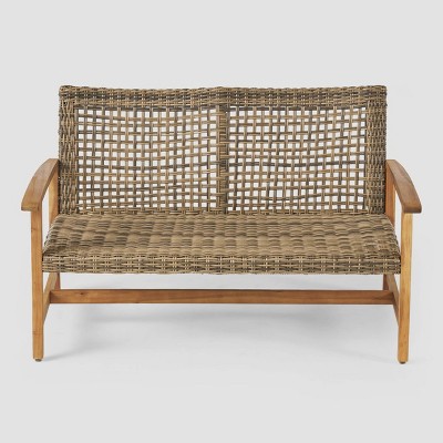 Target store wicker loveseat