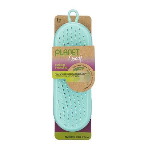 Goody Planet Ocean Rescue Palm Hair Brush - Teal Blue : Target