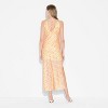 Women's Matte Satin Lace Trim Maxi A-Line Dress - Wild Fable™ - 3 of 3