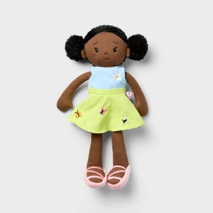 15" Soft Toddler Doll - Black Hair - Gigglescape™ - 1 of 3