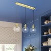 Livex Lighting Downtown 3 - Light Chandelier in  Satin Brass - 3 of 4
