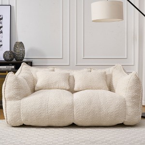 CAVINAS Bean Bag Chair with High Resilience Foam Oversized Lazy Sofa Chair Floor Chair for Dorm, Apartment, Living Room - 1 of 4