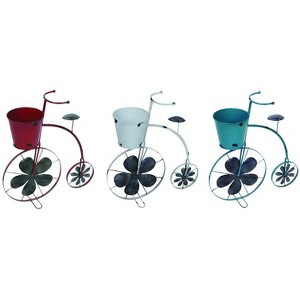 Infinity Metal Bicycle Planter - 18 in. - Assorted - Case of 3 - 1 of 1