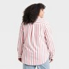 Women's Long Sleeve Relaxed Button-Down Shirt - Ava & Viv™ - 2 of 3