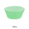Unique Bargains Solid Color Disposable Baking Cups Greaseproof Paper 1.97"x1.18" 100 Pcs - 4 of 4