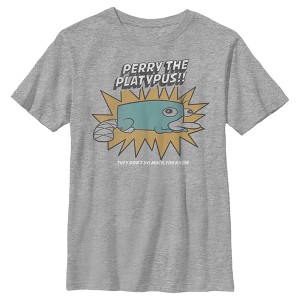 Boy's Phineas & Ferb Phineas and Ferb Perry Doesn't Do Much T-Shirt - 1 of 4