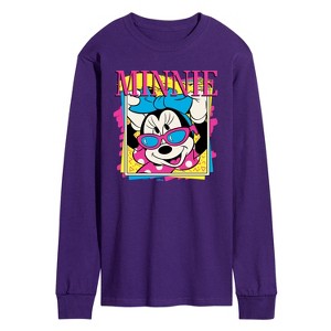 Men's - Disney - Minnie Retro Long Sleeve Graphic T-Shirt - 1 of 2