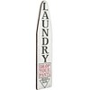 Storied Home White Sign with "Laundry Drop Your Pants Here" Black & Red Letters - 4 of 4
