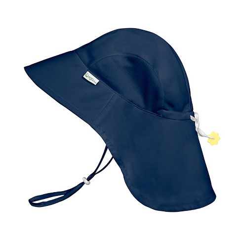 Green Sprouts Baby/Toddler Adventure Sun Protection Hat - Navy - 0/6 Months